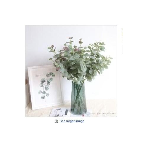 Artificial Plant Eucalyptus Green Branch Leaves 68 CM Home Garden Party Decorative DIY Wall Ins Photography Props