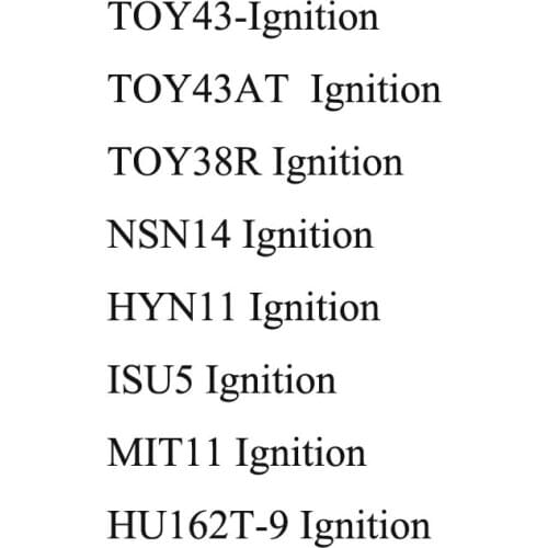 Lishi original Auto calibration keys embryo Random sent locksmith tools lock hot sale fast ship