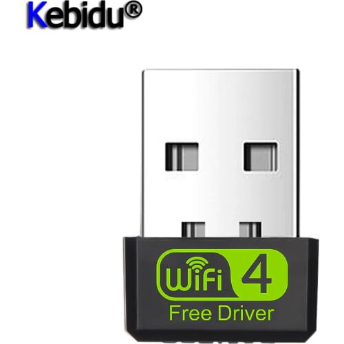 Kebidu Mini USB Wifi Adapter 2.4G Wifi Dongle 150Mbps 802.11b/g/n USB2.0 Wifi Emitter Wifi Receiver Network Card RTL8188GU