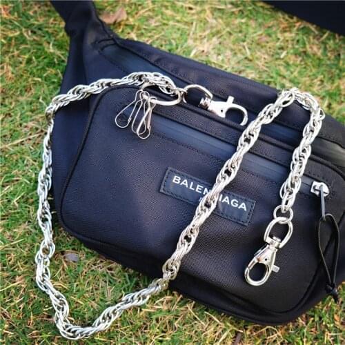 Mens Waist Key Chain Metal Vintage Hip Hop Gothic Punk Skeleton Pants Trousers Jean Biker Wallet Key Ring BL93