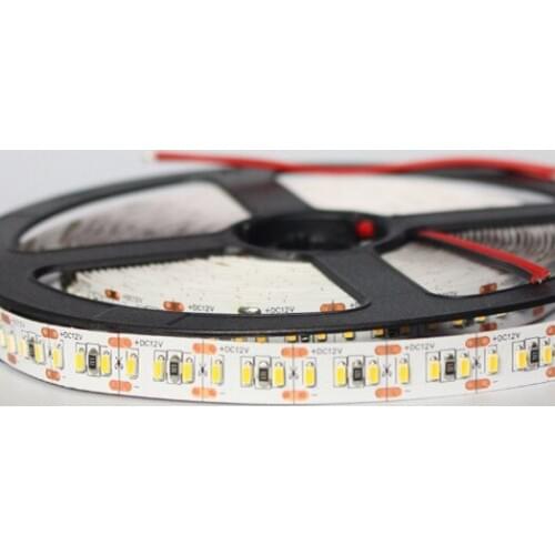 New SMD 3014 LED Strip, Super Bright 204led/m no waterproof led tape light DC 12V white color,5m/lot