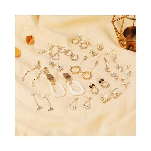 New fashion All-match simple geometric sweet tassel earrings For Women girl Accessories jewelry wholesale