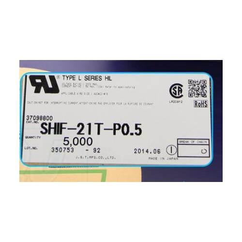 SHIF-21T-P0.5 Terminal JST Connectors Terminals housings 100% new and original parts