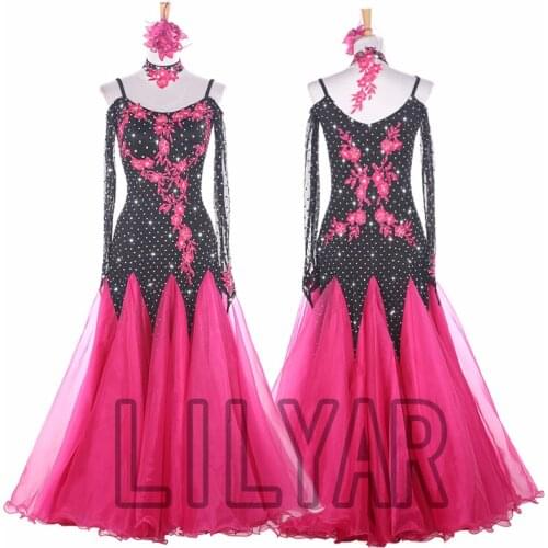 Ballroom Dance Dress Standard Skirt Competition Dress Costumes Performing Dress Customize New Arrival Adult Children