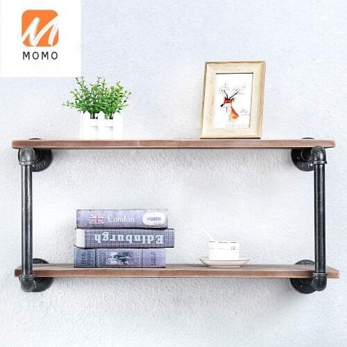 Bathroom shelves floating stocking Steampunk Industrial Rack Iron Pipe Shelf Brackets for home