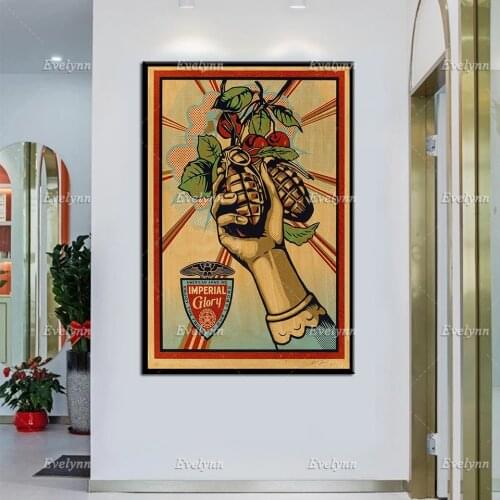 Pop Art, 'Imperial Glory', Obey Classic Style Fine art Retro Posters Minimalism Wall Art Prints Home Decor Canvas Unique Gift