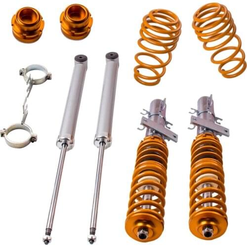 Coilover Spring Suspension for VW Polo Mk5 6R Seat Ibiza 6J Shock Absorber 2009 Onwards 741092 for Seat Ibiza 6J 1.2 Front Rear
