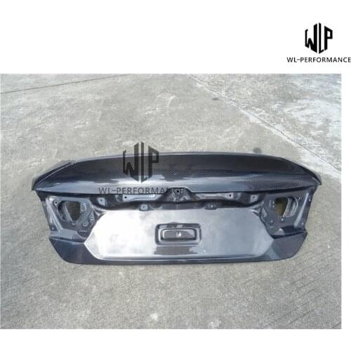 High Quality Carbon Fiber Rear Trunk Hood Bonnets Car Body Kit Fit For Honda Accord 10th 2018
