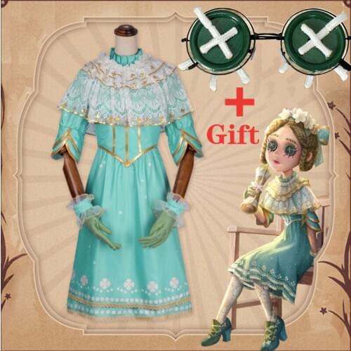 Game Identity V Cosplay Costumes Doctor Emily Dyer Cosplay Dress Costume Halloween Carnival Party Full Sets Women Customized