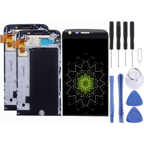 LCD Screen and Digitizer Full Assembly Digitizer Assembly with Frame for LG G5 H840 / H850