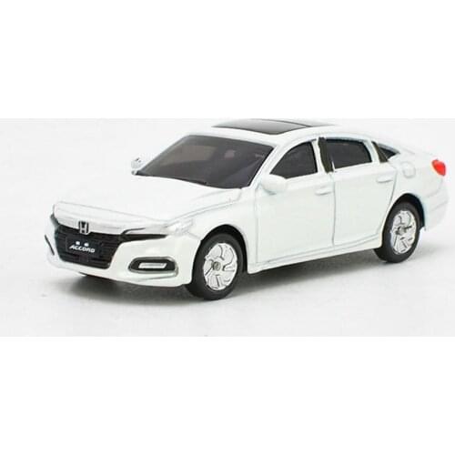 1/64 Scale 10th Generation Honda All New Accord 2018 White Diecast model
