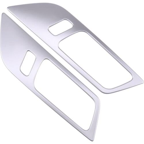 1 Pair Silver Auto Interior Door Handle Cover Trim ABS Moulding fit for Ford Mustang 2015 2016 2017 2018 2019 2020