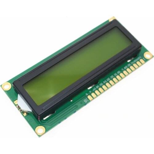 1PCS LCD1602 1602 module green screen 16x2 Character LCD Display Module.1602 5V green screen and white code for arduino