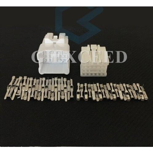 20 Pin 6240-5134 Female Male Headlight Light Lamp Socket Dash Board Assembly Connector For Cars