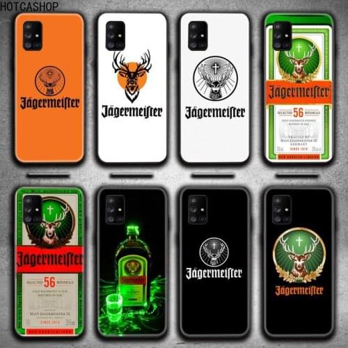 Jagermeister logo Phone Case For Samsung Galaxy A21S A01 A11 A31 A81 A10 A20E A30 A40 A50 A70 A80 A71 A51