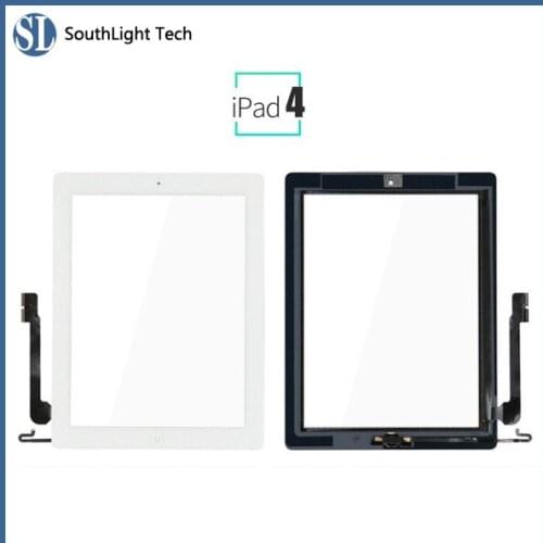 Grade AAA+++ Original Quality Touch Screen For ipad 2 3 4 Front Glass Touch Screen Panel Digitizer White Black Replacement