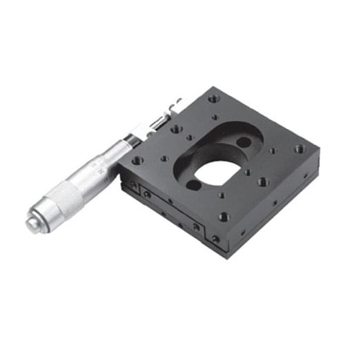 M-L-S-501BM center through hole manual leveling positive and negative 125 precision displacement stage One-dimensional left and