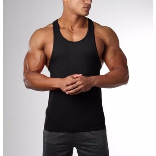 Mens Underwear Cotton Tanks Top Men High Quality Bodybuilding Singlet Sleeveless Slim- Fit Vest Men Tanks Tops