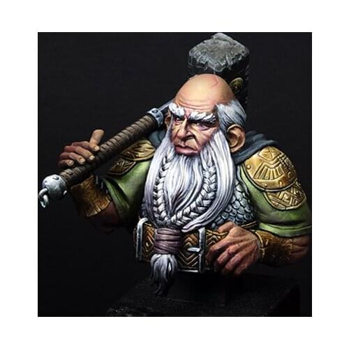 1/12 Resin Bust Building Kit Dwarf Warrior