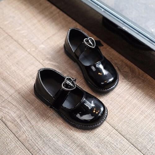 2021 Spring And Autumn New Girls Shoes Childrens Korean Princess Shoes Versatile Casual Student Shoes Girls Single Shoes