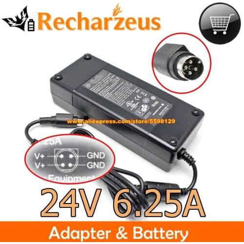 Original 4pin Charger For MIRACLE A9 AUTOMATIC KEY CUTTING PIONEER MAW-EM55 POS SYSTEM 24V 6.25A 150W FSP FSP150-AAAN1 WTS-2405W