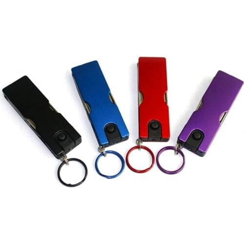 Outdoor Multifunction Mini Keychain Knife LED Light Nail Clipper Earpick Scissors Tweezer Pocket EDC Tools Multi Hiking Gears