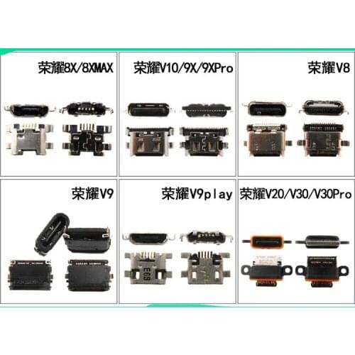 Honor 8XMAX V10 9X V8 V9 V9play V20 V30PRO USB Charging Dock Socket Connector Data Plug Smartphone Accessory Origin Flex Cable