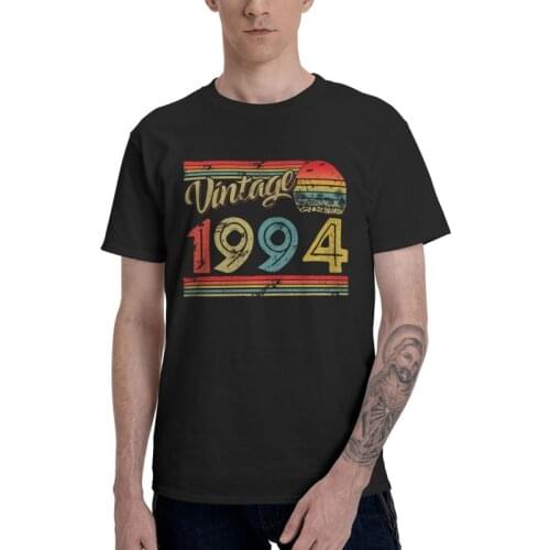 Legends Are Born In 1994 T-shirt Men Novelty T Shirt Short Sleeve 27th Birthday Tshirts 100% Cotton Tee Tops Clothes