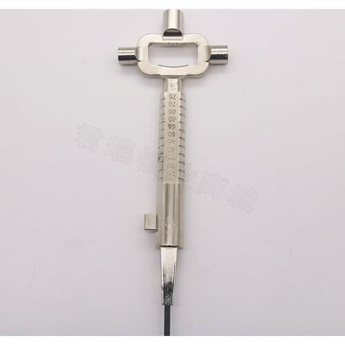 Sliver Locksmith Tool Multi Purpose Cylinder Gauge Cam Turner Turner Spindle