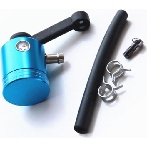 Blue CNC Universal Motorbike Front Brake Tank Fluid Reservoir Master Cylinder YZ