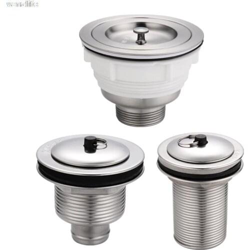 Stainless steel mop pool water drainage laundry pool drains mop basin water pipe accessories 110 40 50