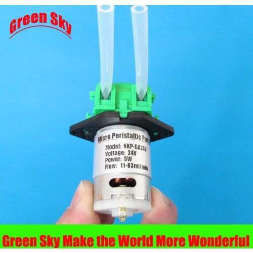 High quality 11~83ml/min dc 3v/6v/12v/24v micro peristaltic pump