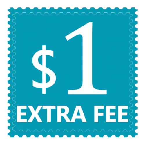 1$ USD The Additional Extra Fee For Your Order or For Add Money Buy Other Products