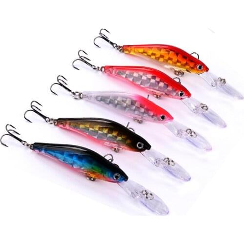 1PCS Laser Sinking Slowly Minnow Fishing Lure 10CM 8G Swim bait Wobbler Artificial Fly Fishing Hard Bait Carp Crankbait Fishing