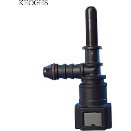 7.89 ID6 F type Car fuel quick connector males female connector for fuel/methanol/ethanol/urea 6-8mm tube 1pc
