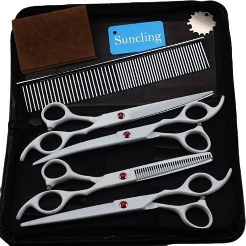7 Inch High Grade Japanese 440C Stainless Steel Pet Grooming Scissors Set