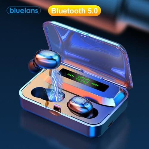 A1 TWS Bluetooth 5.0 Wireless Earphones Stereo Sports IPX7 Waterproof Earbuds Charging Box Earphone With Microphone For Phone
