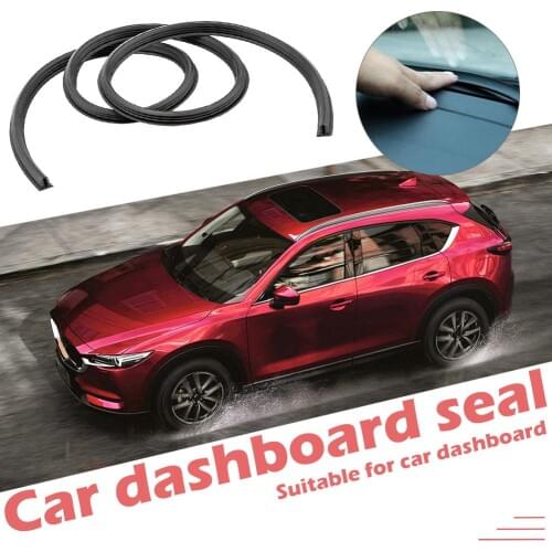 1.6m/5.2ft Car Sealing Strip Auto Dashboard Sound Insulation Seal Sealing Strip Easy Fast Installation Without Pasting