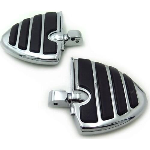 Aftermarket free shipping motorcycle parts Wing Mini Floorboards w/ Adapters For Yamaha V-Star 1000 650 Royal Star V-Max Virago