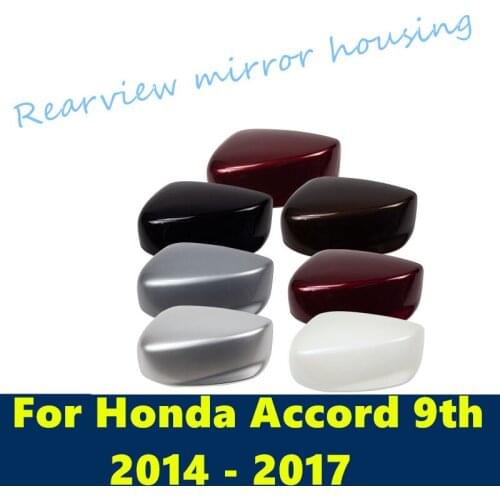 For Honda Accord 9th 2014 - 2017 Car Rear-view Mirror Covers Shell Rearview Mirror Edge Guards Cover Exterior car Accessories