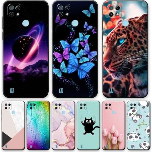 For Realme C21 Case Soft Silicone Case For Realme C21 Animal Cool Back Cover For OPPO Realme C21 6.5" TPU Fashion Phone Bumper