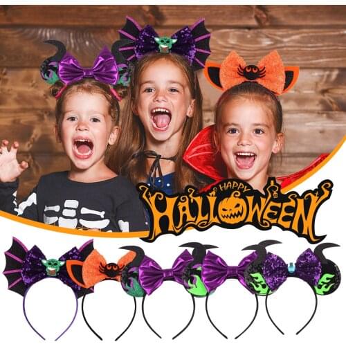 Children Cute Cosplay Hairband Halloween Head Band For Girls Dress Costume Cartoon Hairband Party Decoration Hair Accessories