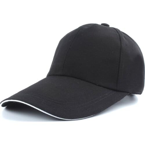 Men Sport Black Cap Outdoor Big Visor Baseball Cap Casquette Dad Hat Climbing Running Hiking Sun Hats For Women