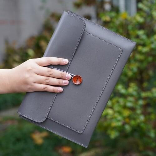 Double Layer High Capacity Laptop Bag Cover,PU Leather Laptop Sleeve Case For Thinkpad X1 Carbon 14" X1 Nano 13" X1 Extreme 15.6