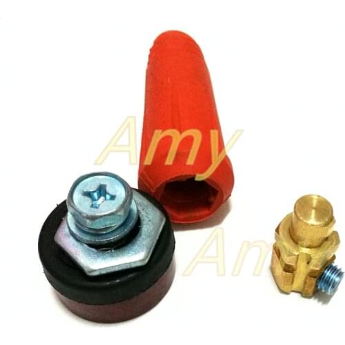 European fast joint, DKJ10-25 DKJ35-50 copper welding machine parts, red and black optional