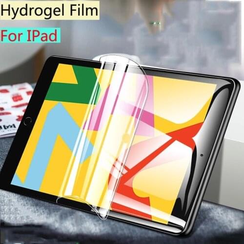 Hydrogel film For iPad 9.7 Air 4 3 2 1 2017 2018 Screen Protector For iPad 7 8 10.2 11 mini 3 4 5 2020 10.5 Soft Protective Film