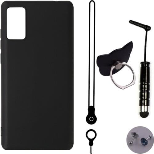 ITien TPU Silicone Protective Cover Phone Case For Cubot J8 J9 Note 7 20 Pro Lanyard Ring Pen Gel Shell Etui Skin