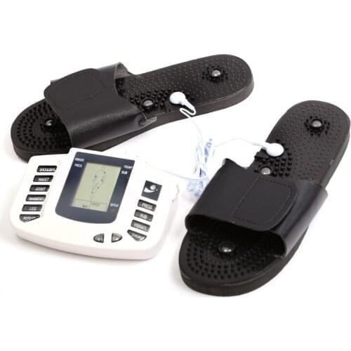 16Pads Tens Acupuncture Relief Slipper Electric Body Slimming MuscleTherapy Massager Full Body Massage Relax Care Pulse Massager