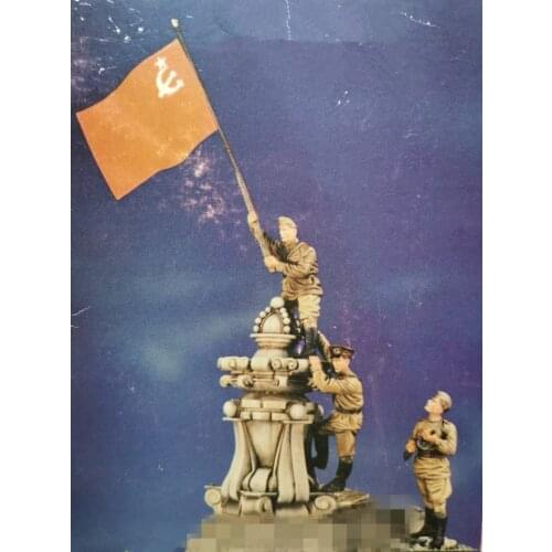 1:35 Resin Figure Model Kit Unassambled Unpainted 938(3 figures with base)