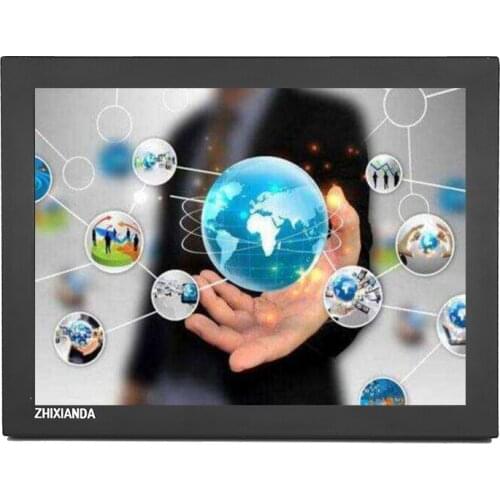 ZHIXIANDA Factory Price Desktop Wall Mount 12 Inch Industrial Open Frame LCD Capacitance Touch Monitor